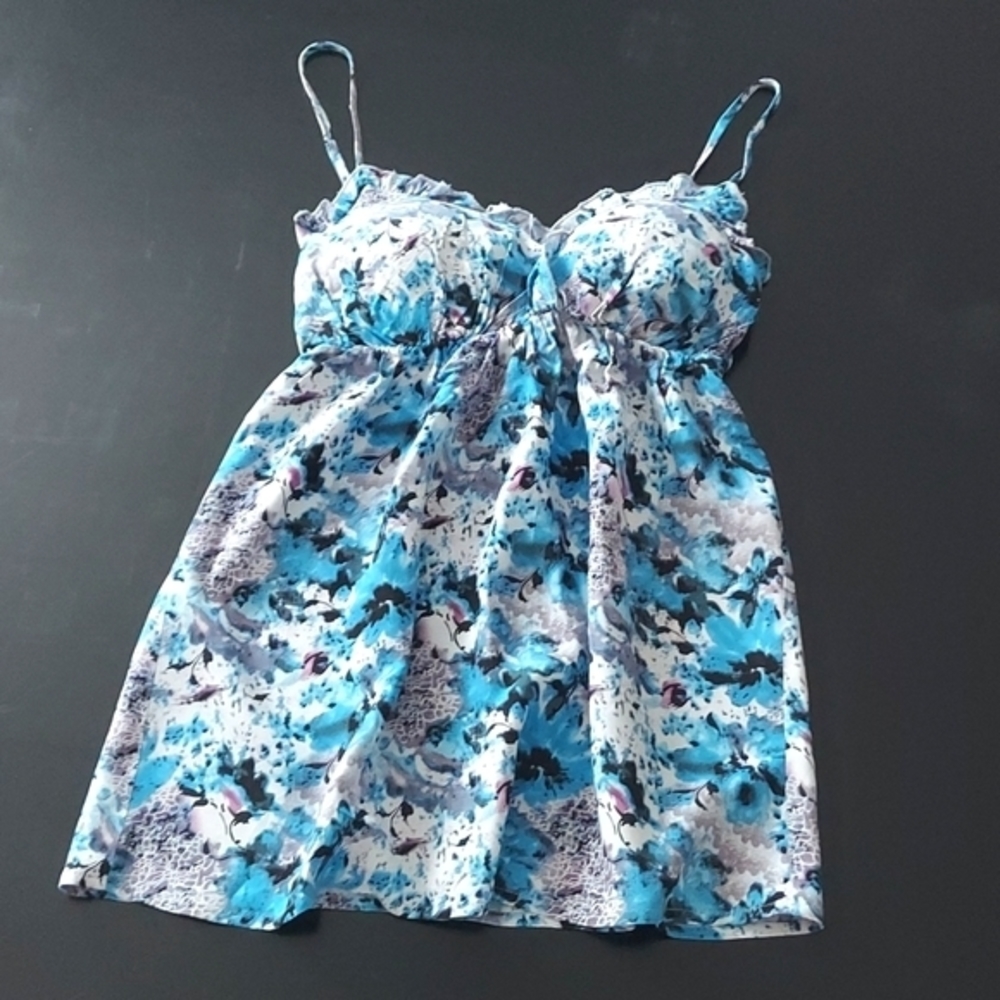 Sam & Max Ruffle Floral Cami NWT